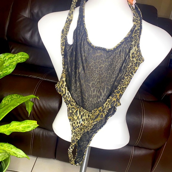 LEOPARD BATHING SUIT ONE PIECE - Picture 5 of 5